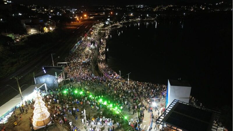 Nova Orla de Cariacica: mais de 20 mil pessoas participam da festa de inauguração