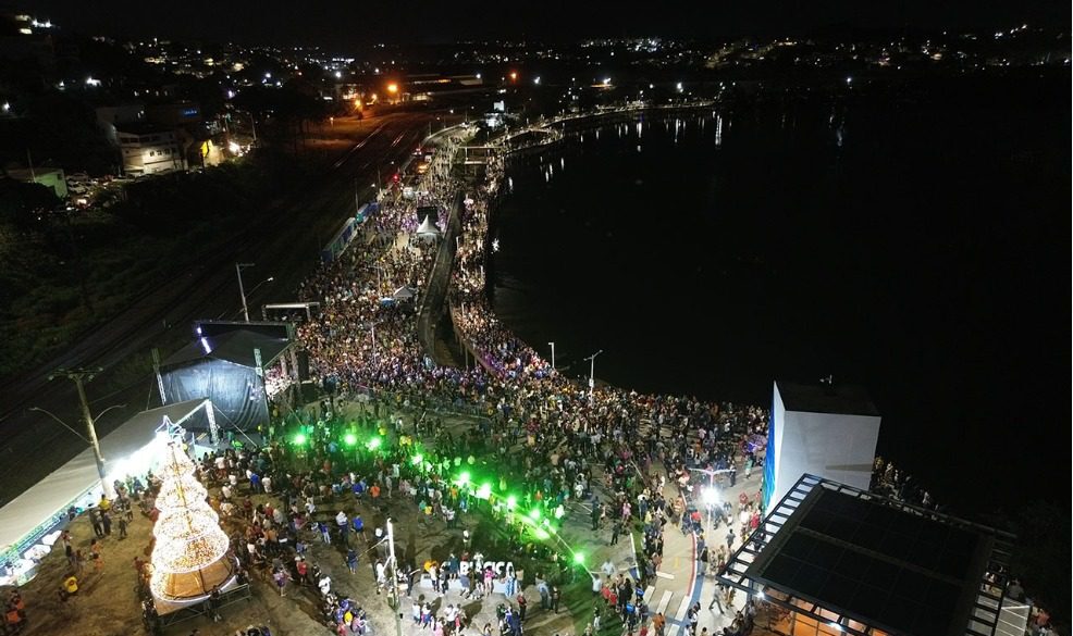 Nova Orla de Cariacica: mais de 20 mil pessoas participam da festa de inauguração