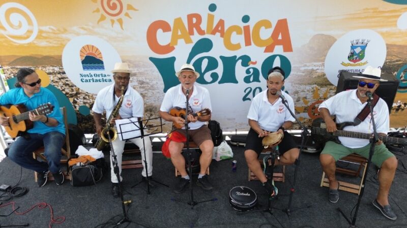 Cariacica Verão 2024: grupo Chorinho da Ilha foi atração deste domingo na Nova Orla