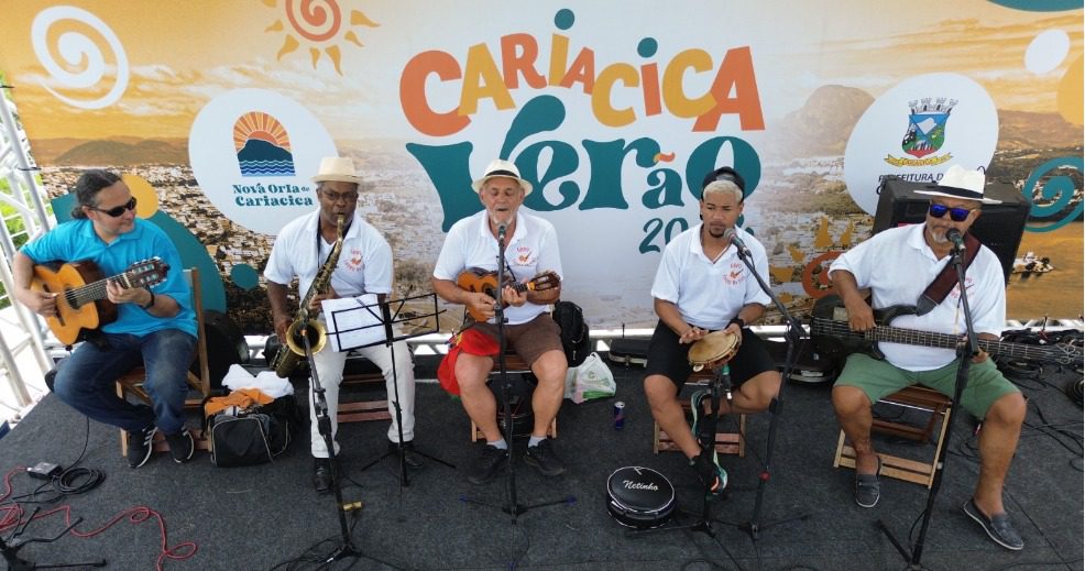 Cariacica Verão 2024: grupo Chorinho da Ilha foi atração deste domingo na Nova Orla