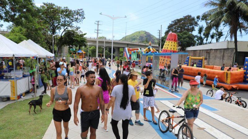 Cariacica Verão 2024: brinquedos infláveis, pipoca e algodão-doce na Rua de Lazer na Nova Orla neste domingo (14)