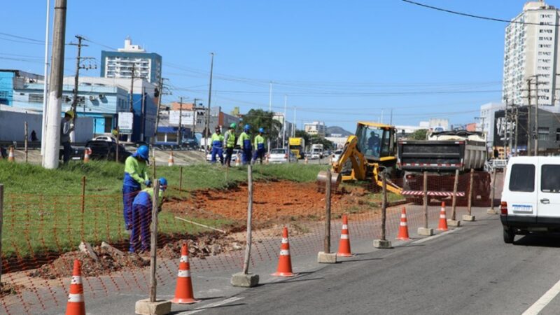 Começam obras para construção do viaduto na avenida Mário Gurgel