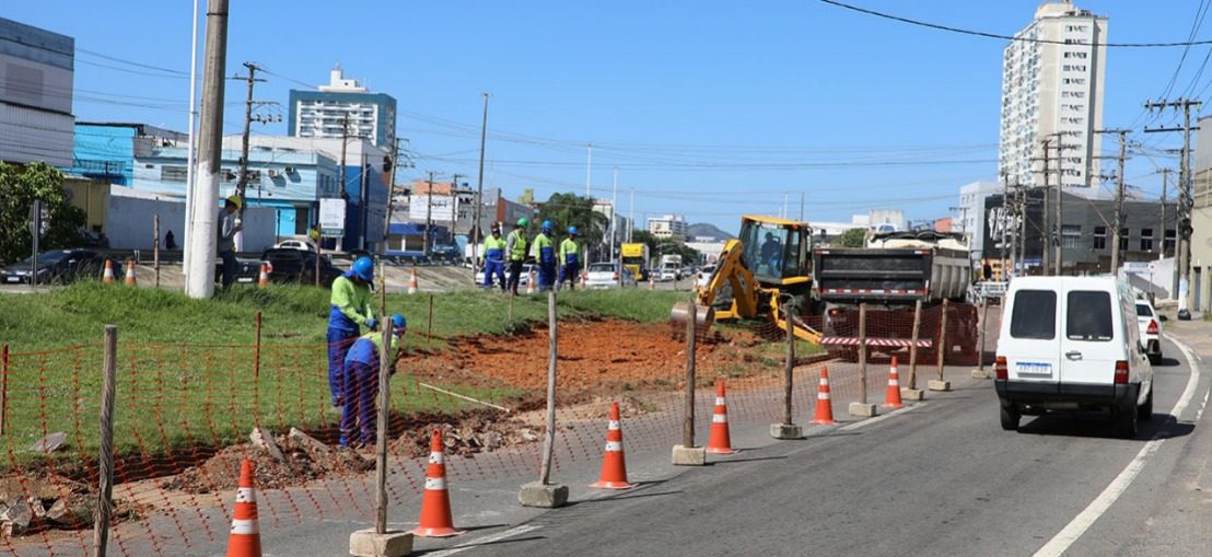 Começam obras para construção do viaduto na avenida Mário Gurgel