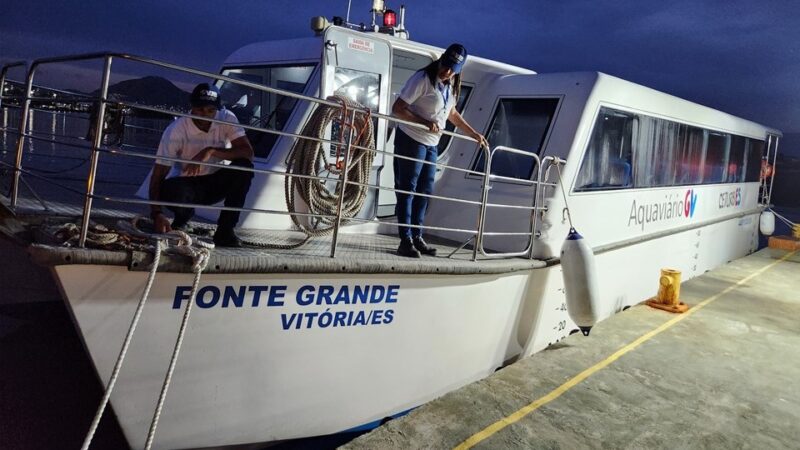 Aquaviário: viagens noturnas partindo de Cariacica começam nesta segunda-feira (29)