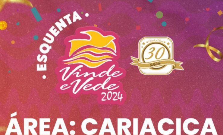 Nova Orla de Cariacica terá “Esquenta Vinde e Vede” nesta sexta-feira