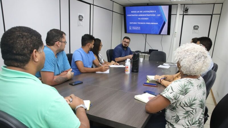 Servidores participam de capacitação sobre a Nova Lei de Licitações