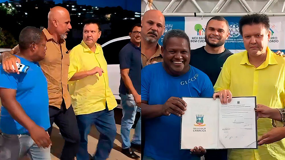 Prefeito Euclerio e Vereador Renato Machado Assinam Nova Ordem de Serviço para Cariacica