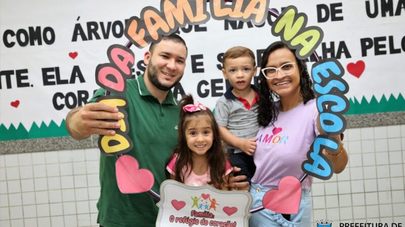Dia da Família na Escola: atividades divertidas marcam a data no CMEI Tereza Tironi Martins, em Dom Bosco