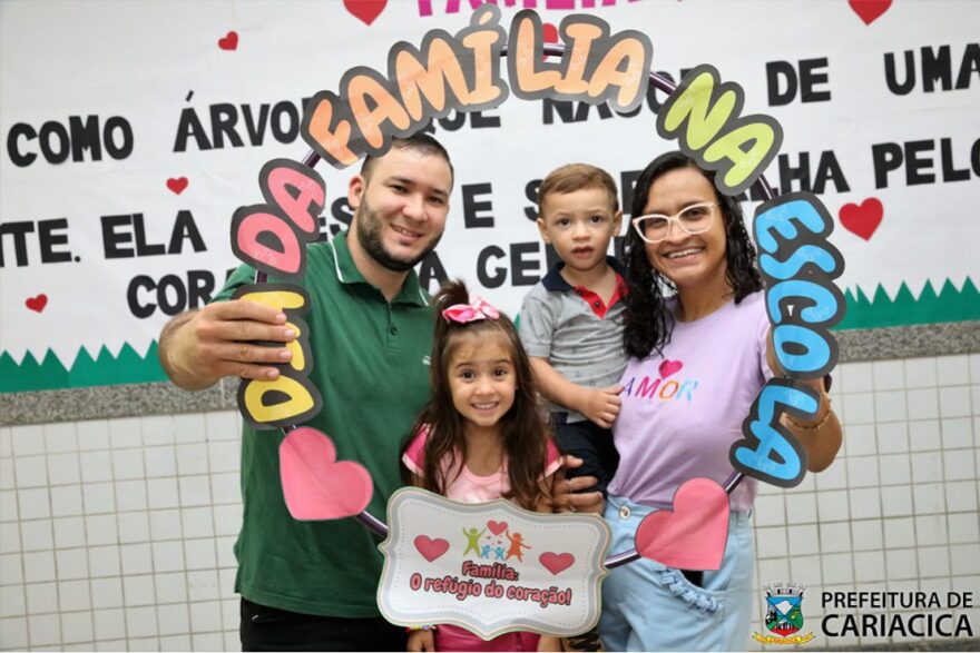 Dia da Família na Escola: atividades divertidas marcam a data no CMEI Tereza Tironi Martins, em Dom Bosco