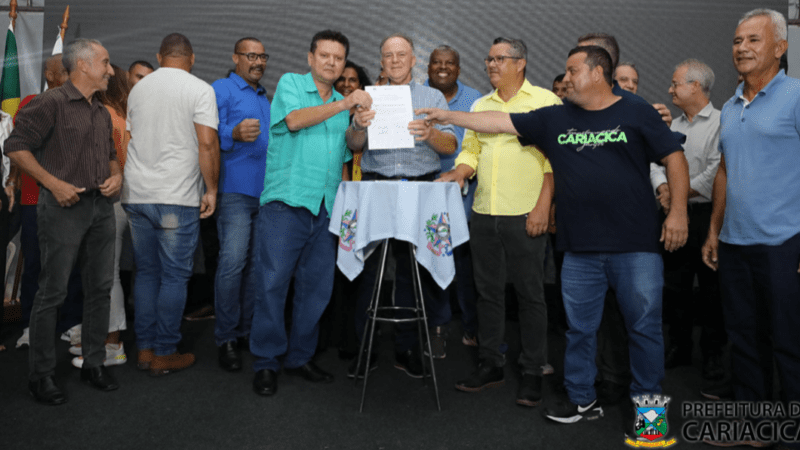 Assinada ordem de serviço para início das obras do Complexo Esportivo Hugo Viola