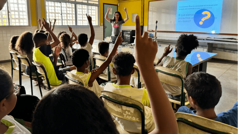 Turismo Pedagógico: aula especial para 110 alunos da Emef Martim Lutero, em Flexal II