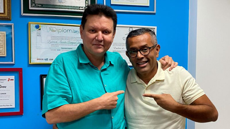 Vereador Cesar Lucas Parabeniza Prefeito Euclério Sampaio por Liderança na Disputa Eleitoral de Cariacica