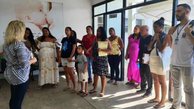 Secretaria de Saúde promove visita de gestantes a maternidade de Cariacica