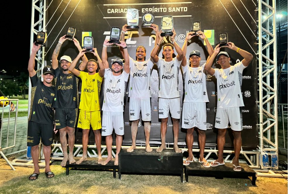 Após desistência de adversários, Renan e Neguinho conquistam o 1º lugar no Team Águia Footvolley Cup