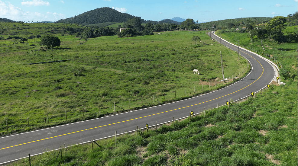 Nova pavimentação da Estrada de Duas Bocas será inaugurada