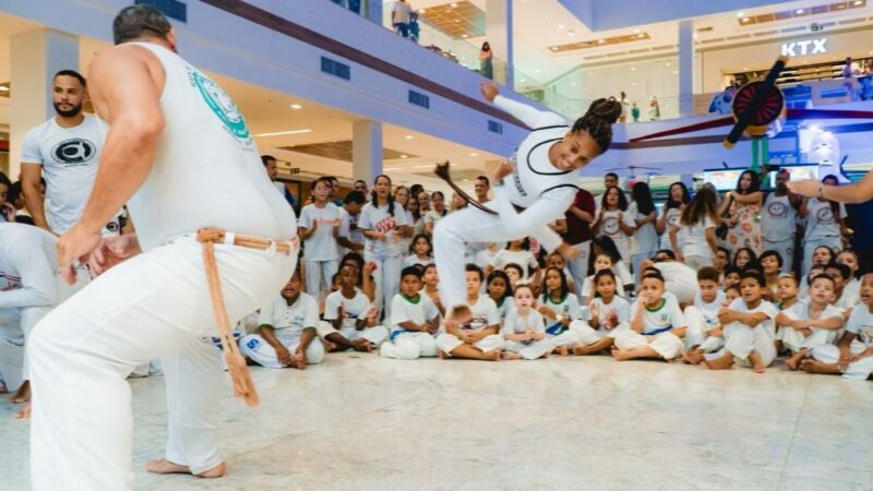 Encontro nacional de capoeira reuniu mil participantes em Cariacica