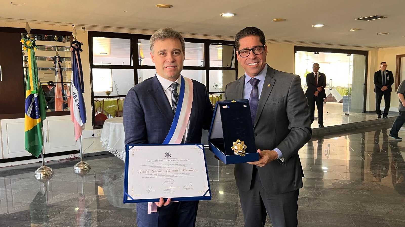 Visita oficial do Ministro do STF à Assembleia Legislativa do Espírito Santo