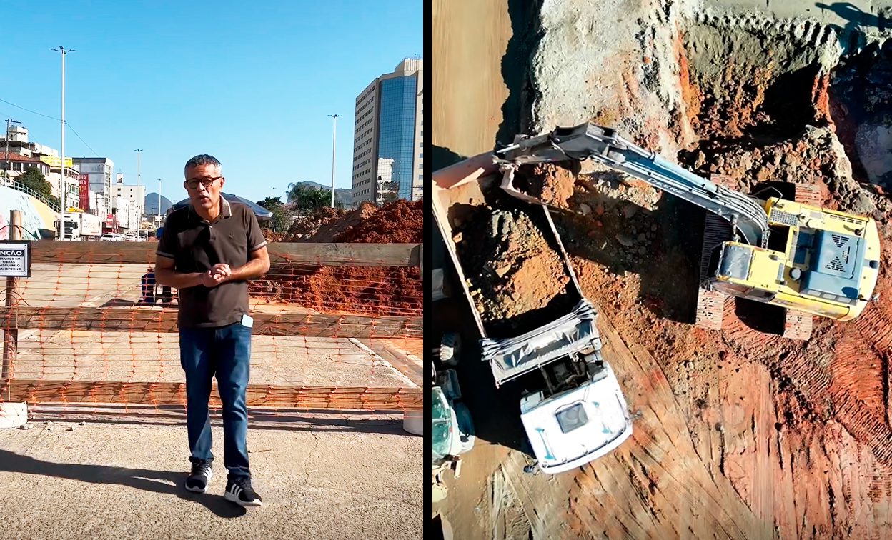 Cesinha acompanha de Perto as Obras do Viaduto na Avenida Mário Gurgel em Cariacica