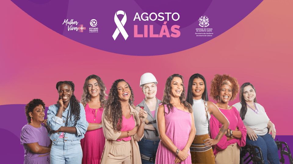 Campanha Agosto Lilás promove qualificação, saúde e bem-estar para mulheres de Cariacica, neste sábado (17)