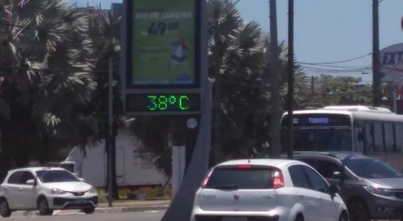 Onda de calor deixa temperatura perto de 40º no ES