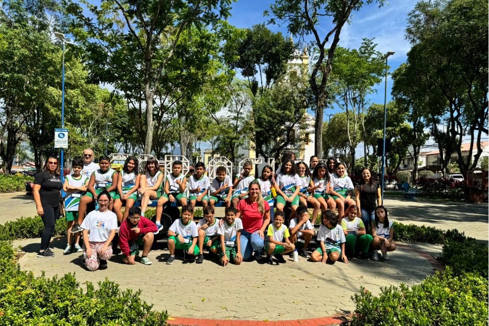 Vivenciando o aprendizado: estudantes da rede municipal conhecem os pontos turísticos de Cariacica