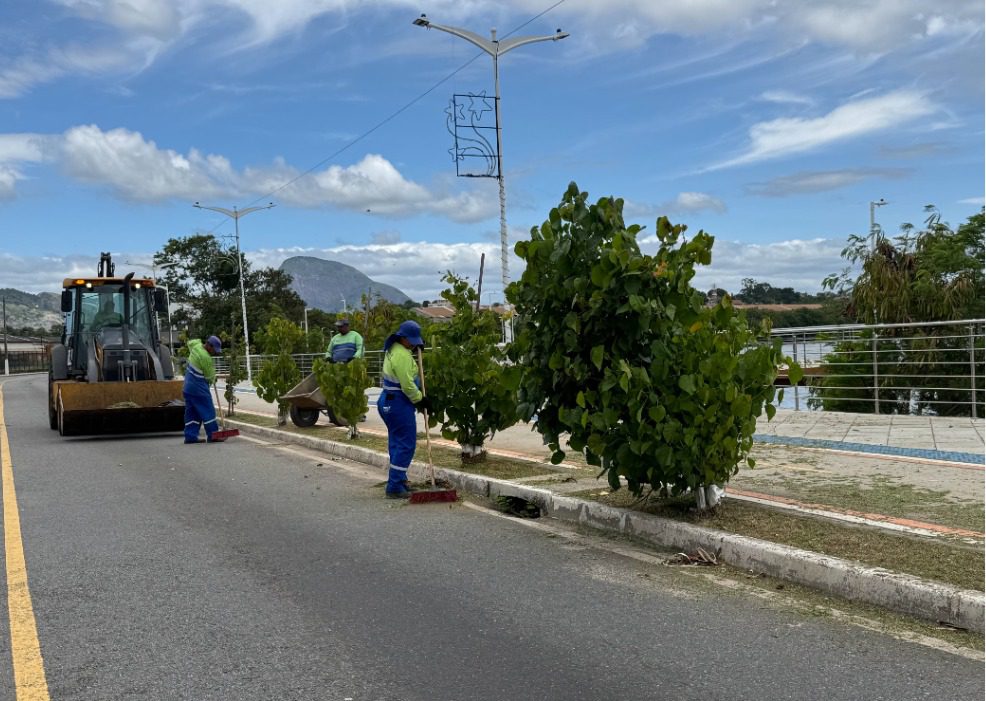 Aniversário da Nova Orla está sendo preparado para a festa com mutirão de limpeza