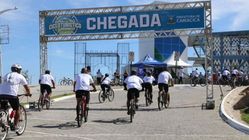 Passeio Cicloturístico reúne mais de 230 ciclistas nas ruas de Cariacica neste domingo (8)