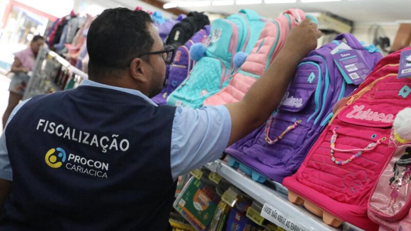 Procon de Cariacica aponta variação de até 40% nos preços de materiais escolares