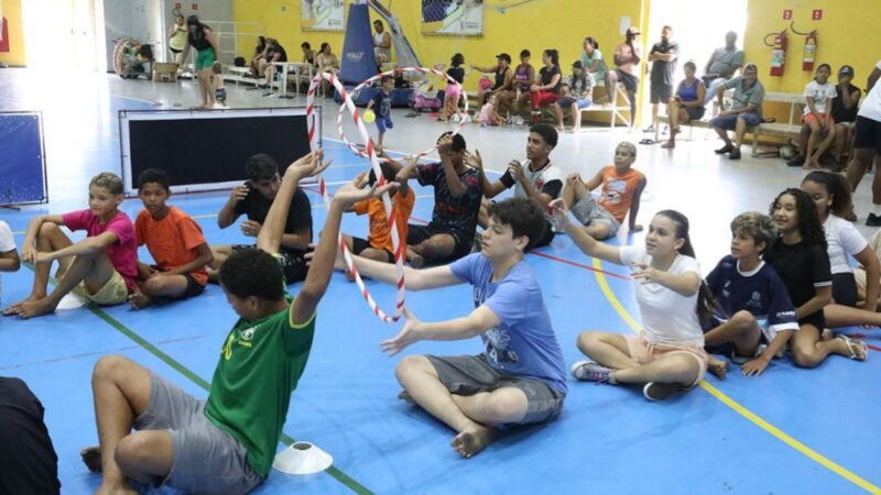 Atividades gratuitas para crianças animam Colônia de Férias até o dia 24