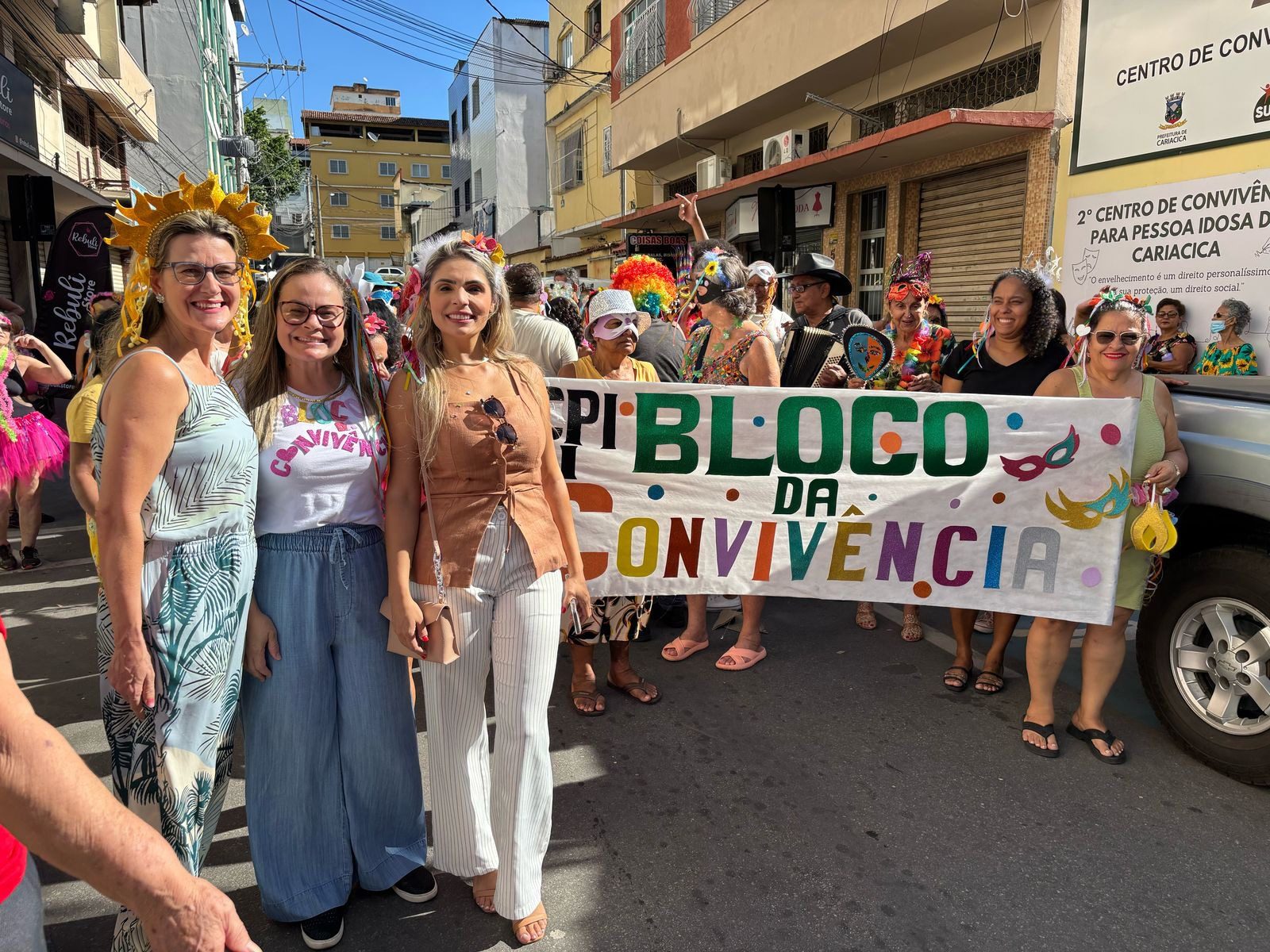 Circuito da Folia anima idosos do CCPI de Campo Grande e Jardim América