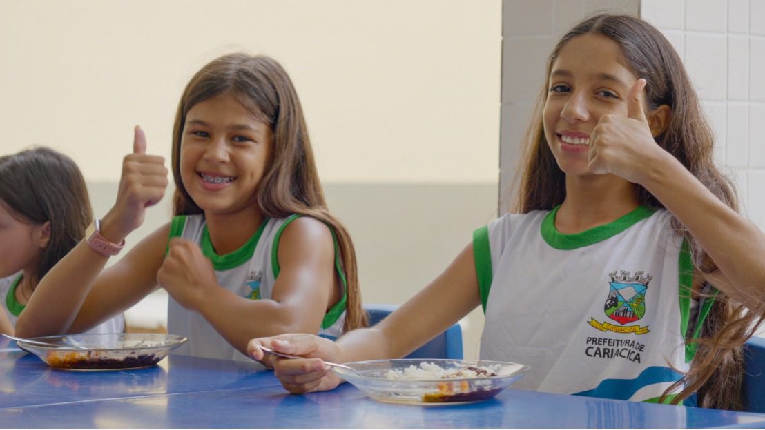 Mais de 50 mil alunos de Cariacica recebem alimentação balanceada diariamente